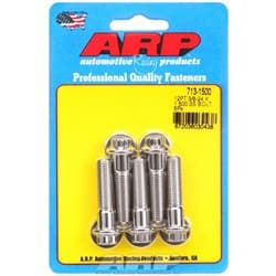 SS 12PT BOLTS 3/8" UNF x 1.50" 3/8" WRENCH (5-PACK) 3/8-24 ARP - 713-1500
