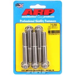 SS 12PT BOLTS 3/8" UNF x 2.50" 3/8" WRENCH (5-PACK) 3/8-24 ARP - 713-2500