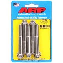 SS 12PT BOLTS 3/8" UNF x 2.75" 3/8" WRENCH (5-PACK) 3/8-24 ARP - 713-2750