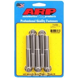 SS 12PT BOLTS 7/16" UNF x 3.00 7/16" WRENCH (5-PACK) 7/16-20 ARP - 714-3000