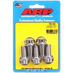 SS 12PT BOLTS 1/2" UNF x 1.00" 9/16" WRENCH (5-PACK) 1/2-20 ARP - 755-1000