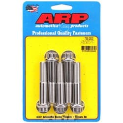 SS 12PT BOLTS 1/2" UNF x 2.50" 9/16" WRENCH (5-PACK) 1/2-20 ARP / 755-2500