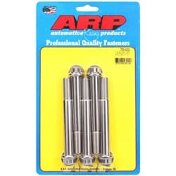 SS 12PT BOLTS 1/2" UNF x 4.25" 9/16" WRENCH (5-PACK) 1/2-20 ARP / AR755-4250