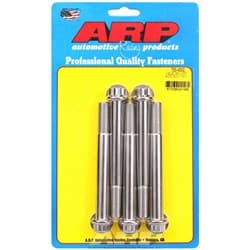 SS 12PT BOLTS 1/2" UNF x 4.50" 9/16" WRENCH (5-PACK) 1/2-20 ARP / AR755-4500