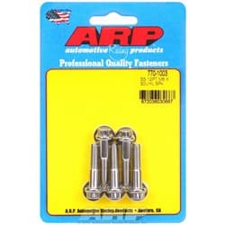 SS 12PT BOLTS M6x1.00 x 30mm 8mm WRENCH (5-PACK) 6mm-1.00 ARP / 770-1003