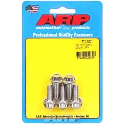 SS 12PT BOLTS M8x1.25 x 20mm 10mm WRENCH (5-PACK) 8mm-1.25 ARP / 771-1001