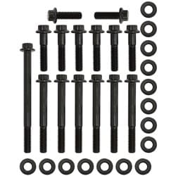 HOLDEN V8 TIMING COVER, WATER PUMP BOLTS, 12-POINT BLACK ARP - 9991502