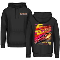 AUSSIE RAIDER NITRO FUNNY CAR MEDIUM HOODIE BLACK ROCKET / ARNFC25HOOD-M