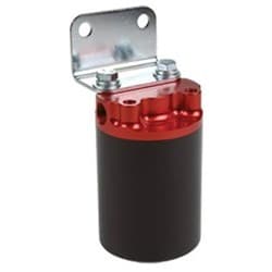 CANISTER FILTER 10 MIC FABRIC 3/8 NPT PORT RED TOP BLACK CUP AEROMOTIVE - ARO 12317