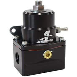 AEROMOTIVE BLK EFI BYPASS REG 2x -6 IN & 1x -6 RET 40-75PSI AEROMOTIVE - ARO13131