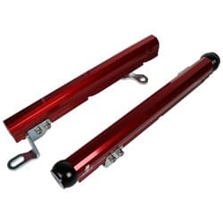 GM V6 3.8L S/CHARGED FUEL RAIL KIT (PAIR) SUIT 1996-1997. RED AEROMOTIVE - ARO 14131