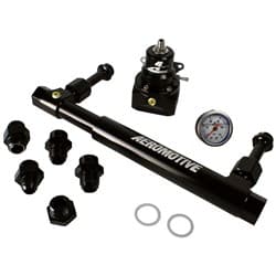 AEROMOTIVE FUEL LOG HOLLEY BOWL WITH REG GAUGE & FITTINGS AEROMOTIVE - ARO 17248