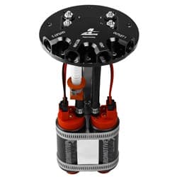 DUAL PHANTOM STEALTH FUEL SYSTEM. 6"-11" DEPTH. DUAL 340 AEROMOTIVE - ARO 18309