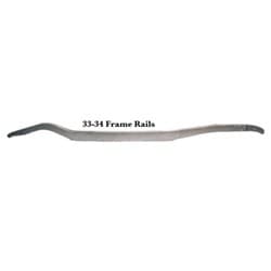 1933 1934 FORD CHASSIS RAILS STAMPED 10 GAUGE STEEL CHASSISENG - 20134#