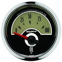 2-1/16 OIL PRESSURE 0-100 PSI CRUISER SERIES AUTO METER - 1128