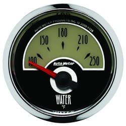 2-16 WATER TEMP 100-250 CRUISER SERIES AUTO METER - 1138