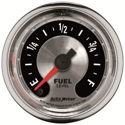 AM MUSCLE 2-1/16" FUEL LEVEL PROGRAMMABLE, FULL SWEEP ELECT AUTOMETER / AU1209
