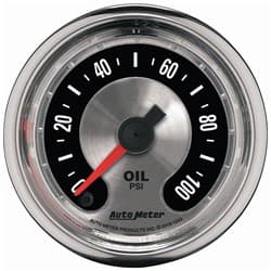 AM MUSCLE 2-1/16" OIL PRESSURE 0-100PSI, FULL SWEEP ELECTRIC AUTOMETER / 1253