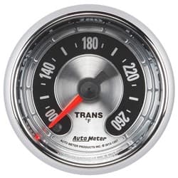 AM MUSCLE 2-1/16" TRANS TEMP 100-260Â°F, FULL SWEEP ELECT. AUTOMETER / 1257