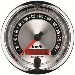 AM MUSCLE 3-3/8" SPEEDO 240KPH ELECTRONIC PROGRAMMABLE AUTOMETER - 1288-M