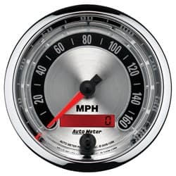 AM MUSCLE 3-3/8" SPEEDO 160MPH ELECTRONIC PROGRAMMABLE AUTO METER - 1288