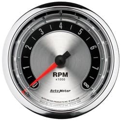 AM MUSCLE 3-3/8" TACH 8,000RPM IN-DASH AUTO METER - 1298