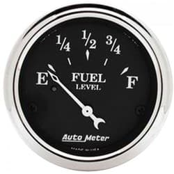 OLD TYME BK 2-1/16" FUEL LEVEL 73-10 OHM, SHORT SWEEP ELECT. AUTO METER - 1716