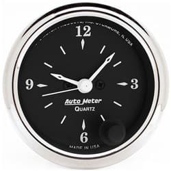 OLD TYME BK 2-1/16" CLOCK QUARTZ MOVEMENT W/ SECOND HAND AUTO METER - 1785