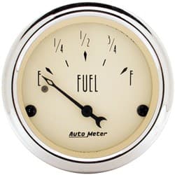 2 FUEL LEVEL, 240 E/33F ANTIQ ANTIQUE BEIGE AUTO METER - 1817