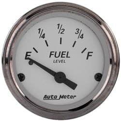 2-1/16" FUEL LEVEL, 0-90 OHMS AMERICAN PLATINUM AUTO METER - 1904