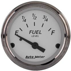 2-1/16" FUEL LEVEL, 73-10 OHMS AMERICAN PLATINUM AUTO METER - 1905