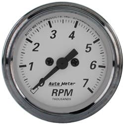 2-1/16" IN DASH TACHO, 7000RPM AMERICAN PLATINUM AUTO METER - 1994