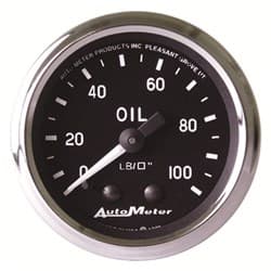 COBRA 2-1/16" OIL PRESSURE 0-100PSI, MECHANICAL, LINE KIT SEPARATE - 201006