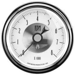 PRESTIGE PEARL 3-3/8" TACHO 8,000RPM AUTO METER - 2098