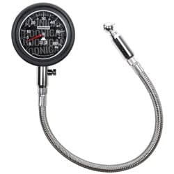 HOONIGAN TYRE PRESSURE GAUGE 0-60PSI, ANALOGUE AUTO METER - 2160-09000