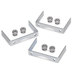 2-5/8 ALUMINIUM GAUGE MOUNT U BRACKET KIT ASSEMBLY PK OF 3 AUTO METER - 2226
