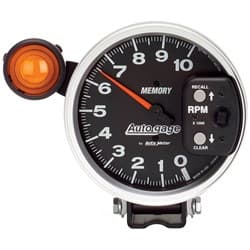 5 TACH, 10,000 RPM, SHIFT-LIT 10,000RPM WITH MEMORY AUTO METER - 233906
