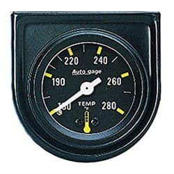 1-1/2 WATER TEMP, 130- 280`F, MECH.1-1/2 130-280 DEG F AUTO METER - 2352
