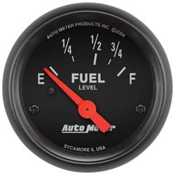 Z-SERIES 2-1/16" FUEL LEVEL 73-10 OHM, SHORT SWEEP ELECT. AUTO METER - 2642