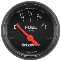 Z-SERIES 2-1/16" FUEL LEVEL 0-30 OHM, SHORT SWEEP ELECT. AUTO METER - 2648