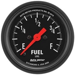 Z-SERIES 2-1/16" FUEL LEVEL PROGRAMMABLE, FULL SWEEP ELECT AUTOMETER / 2656