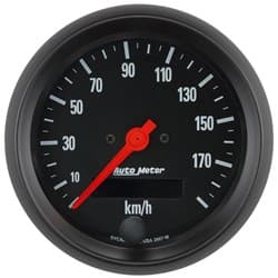 Z-SERIES 3-3/8" SPEEDO 190KPH ELECTRONIC PROGRAMMABLE AUTO METER - 2687-M