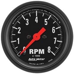 Z-SERIES 2-1/16" TACHO 8000RPM IN DASH AUTO METER - 2698