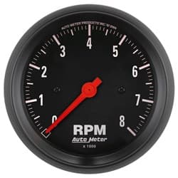 Z-SERIES 3-3/8" TACHO 8000RPM IN DASH AUTO METER - 2699