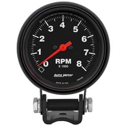 Z-SERIES 2-5/8" TACHO 8,000RPM WITH MOUNTING CUP AUTO METER - 2892
