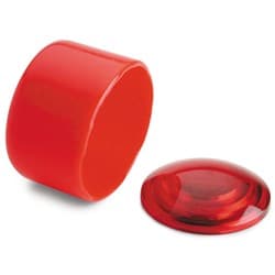 LENS COVER KIT, RED RED LENS & RED COVER AUTO METER - 3252