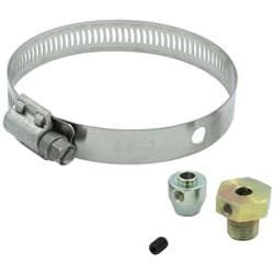 THERMOCOUPLE FITTING KIT 1/8" NPT OR HOSE CLAMP MOUNT AUTO METER - 3256