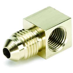 90`ADAPTER FOR -4 BRAIDED LINE USE WITH PRESSURE GAUGES AUTO METER - 3271