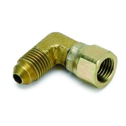 ELBOW, SWIVEL NUT 90` -4AN FOR NEW -4 BRAKE & N2O GAUGES AUTO METER - 3274