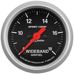 SPORT-COMP 2-1/16" AIR / FUEL WIDEBAND, FULL SWEEP ELECT. AUTO METER - 3370